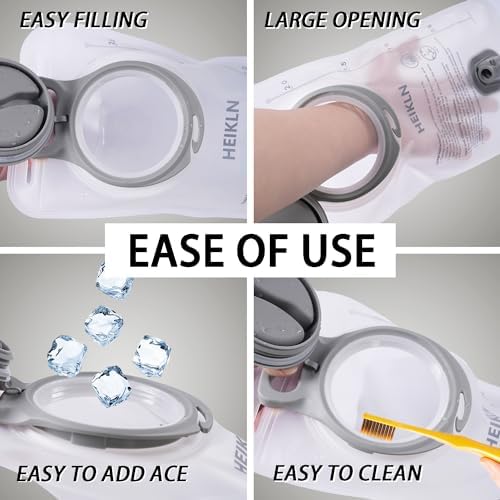 Hydration Bladder 1.5L-2L-3L,Leak Proof Water Reservoir, BPA Free Military Water Storage Bladder Bag Hydration Pack Replacement Easy Clean for Bicycling Hiking Camping Hunting Running - Image 4