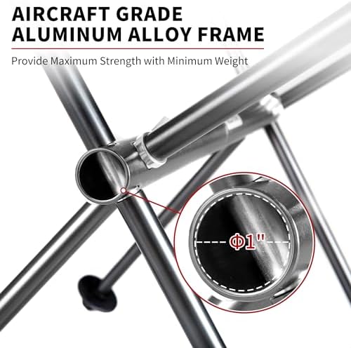 Naturehike YL05 Camping Chair, Ultralight Portable Camp Chair with Storage Bag, Compact Folding Beach Chair for Backpacking Hiking Fishing Picnic - Image 5